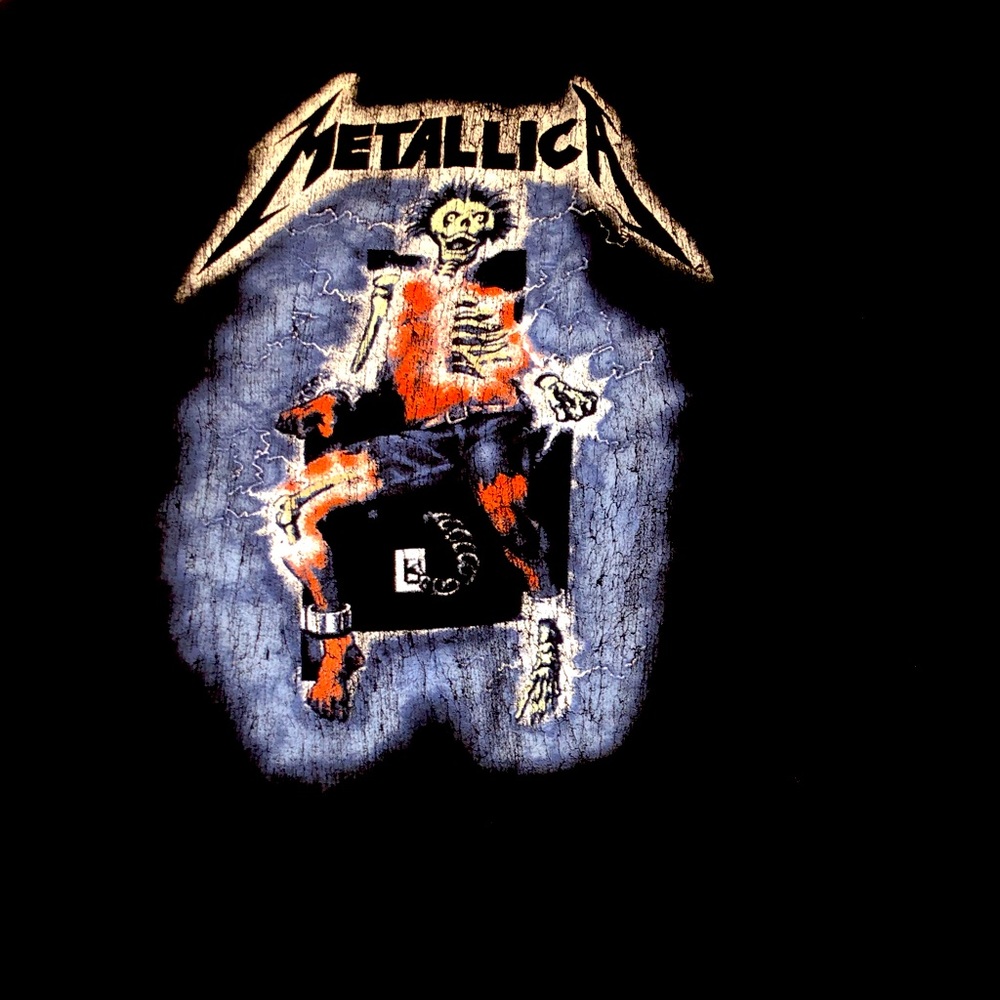 Vintage Metallica Ride The Lighting T-shirt.